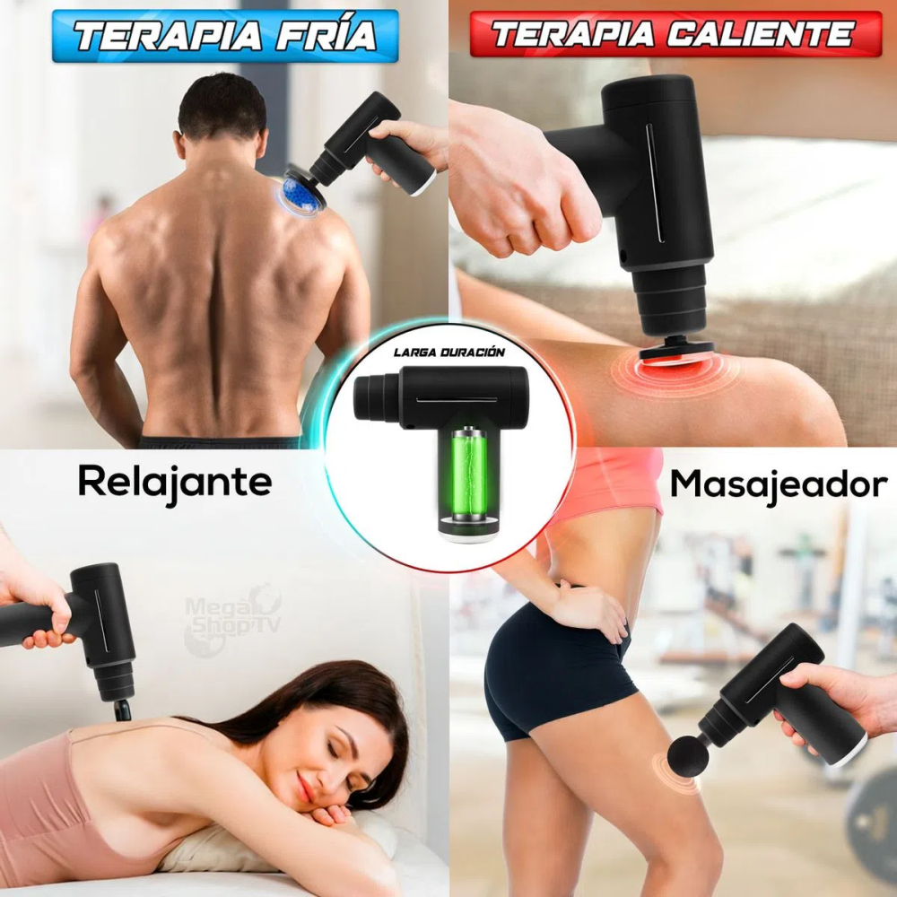 Masajeador Eléctrico Pistola Fascial